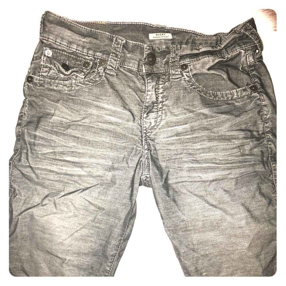 Men’s true religion corduroy Shorts size 30